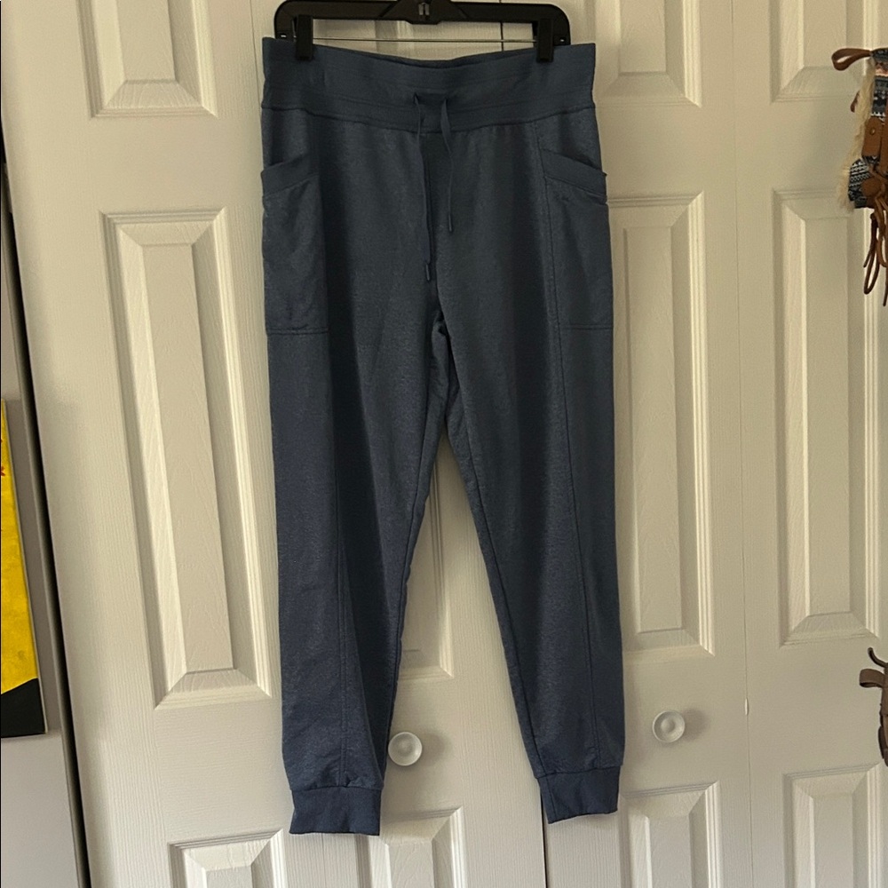 Sleek Blue Jogger Sweatpants